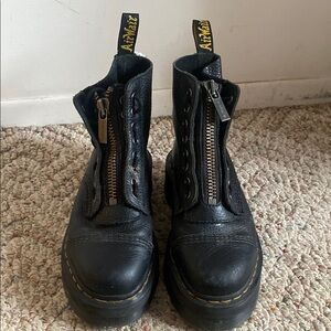 Dr. Martens Black Leather Boots